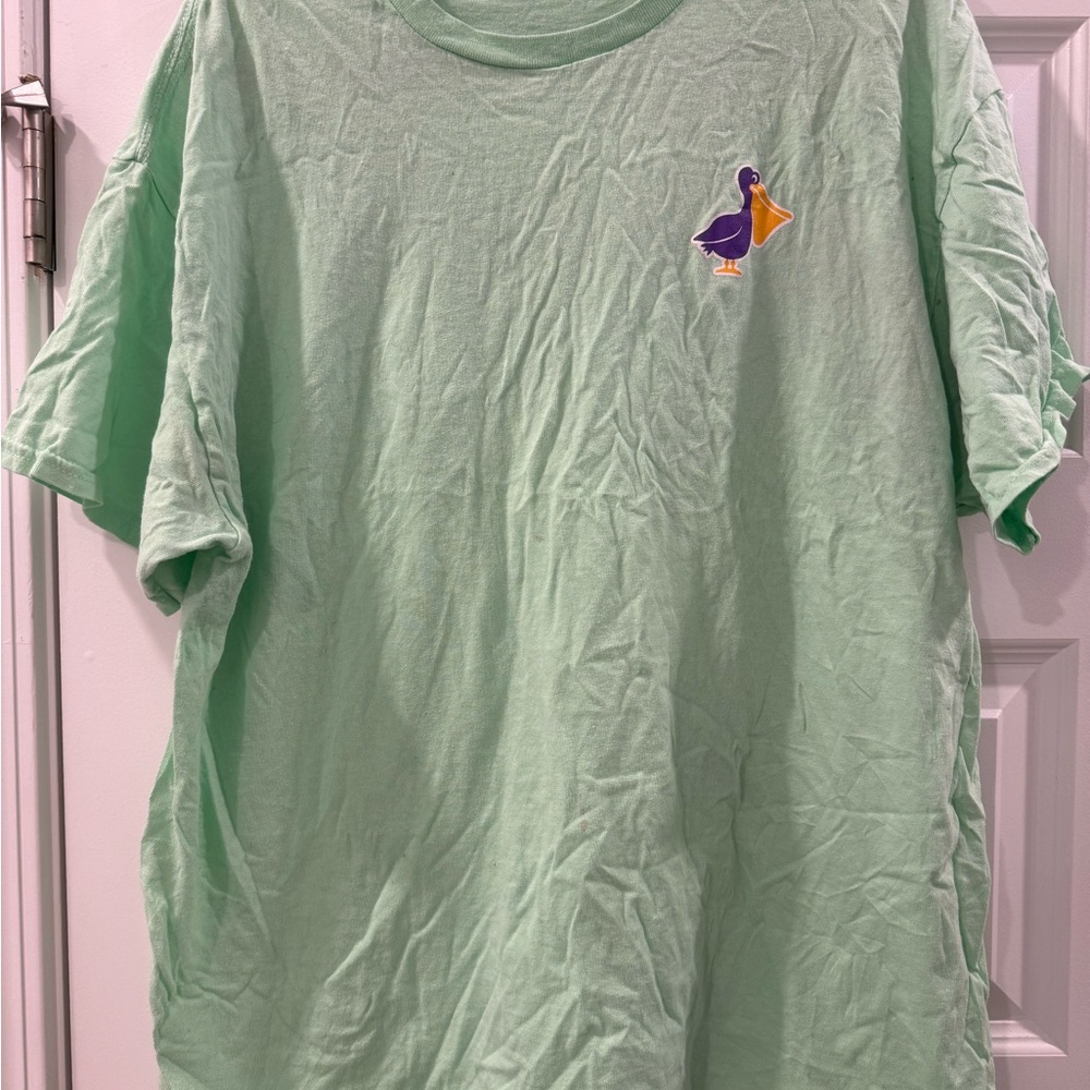 Pelican’s Snowball Mint Green Heavy Cotton T-Shirt